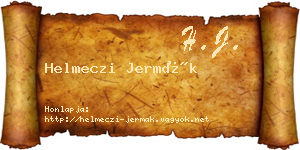 Helmeczi Jermák névjegykártya